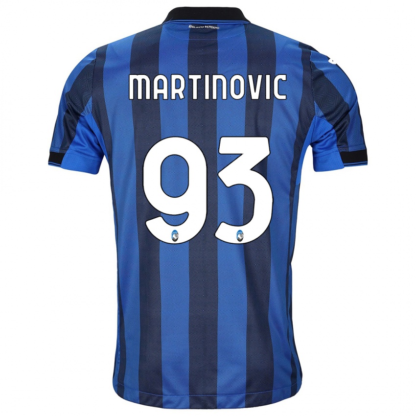 Niño Camiseta Melania Martinovic #93 Azul Negro 1ª Equipación 2023/24 La Camisa México