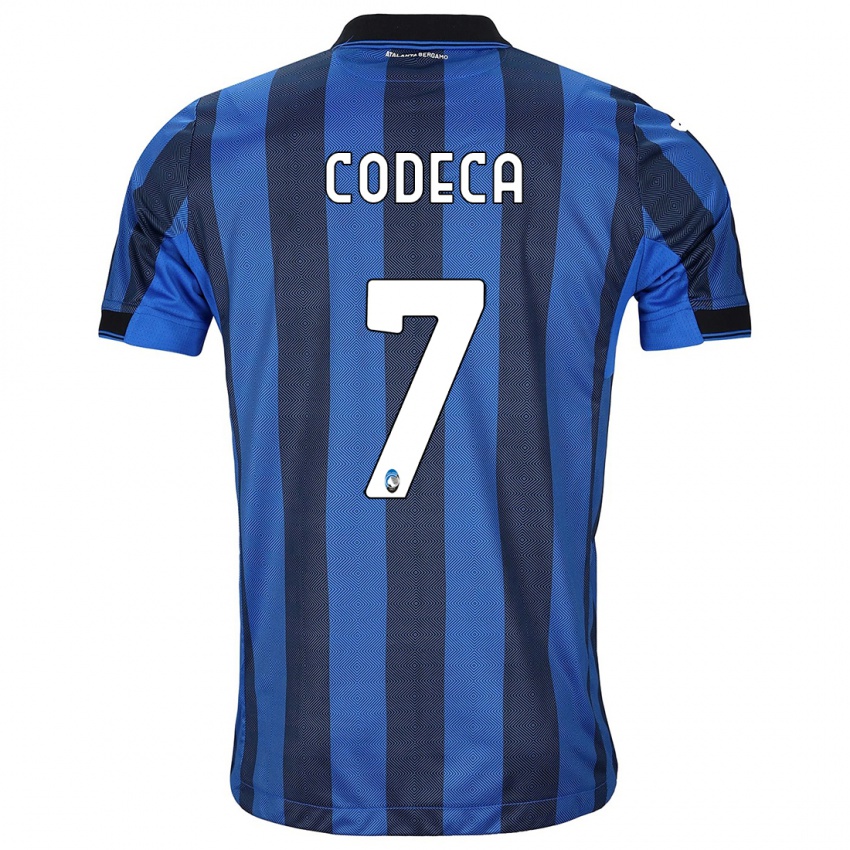 Niño Camiseta Bianca Codeca #7 Azul Negro 1ª Equipación 2023/24 La Camisa México