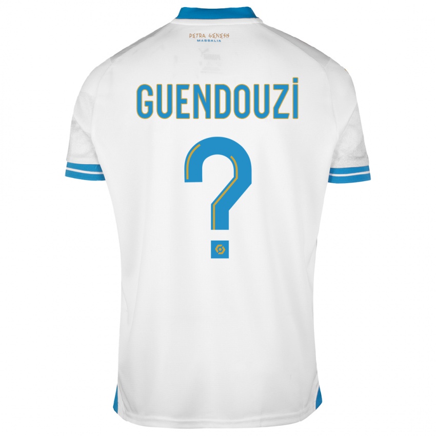 Niño Camiseta Milan Guendouzi #0 Blanco 1ª Equipación 2023/24 La Camisa México