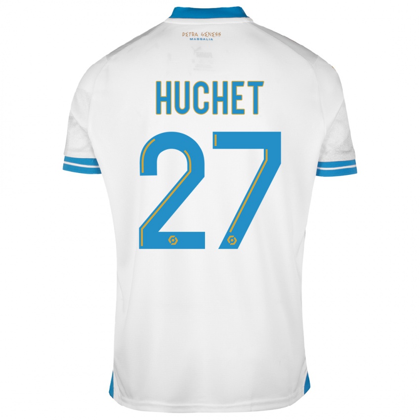 Niño Camiseta Sarah Huchet #27 Blanco 1ª Equipación 2023/24 La Camisa México