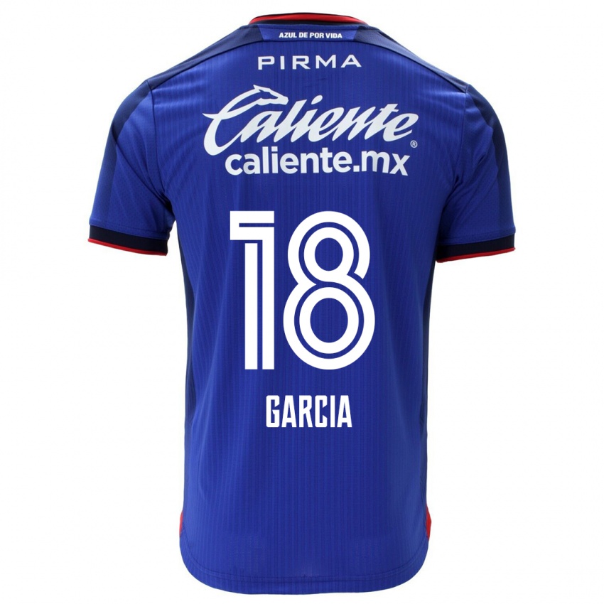 Niño Camiseta Diana Garcia #18 Azul 1ª Equipación 2023/24 La Camisa México