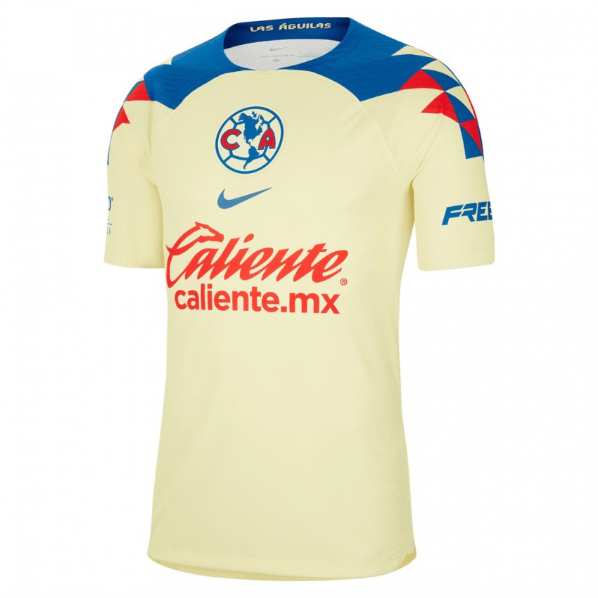 Niño Camiseta Janelly Farias #6 Amarillo 1ª Equipación 2023/24 La Camisa México