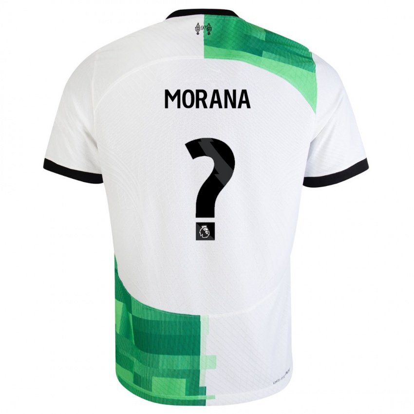 Niño Camiseta Nathan Morana #0 Blanco Verde 2ª Equipación 2023/24 La Camisa México