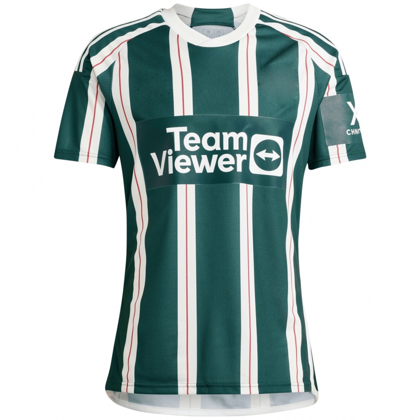 Niño Camiseta Anthony Martial #9 Verde Oscuro 2ª Equipación 2023/24 La Camisa México