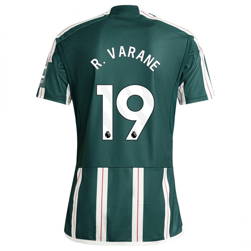 Niño Camiseta Raphael Varane #19 Verde Oscuro 2ª Equipación 2023/24 La Camisa México