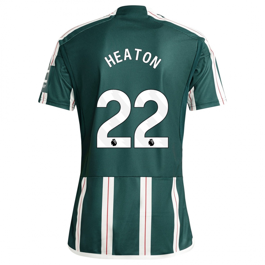 Niño Camiseta Tom Heaton #22 Verde Oscuro 2ª Equipación 2023/24 La Camisa México