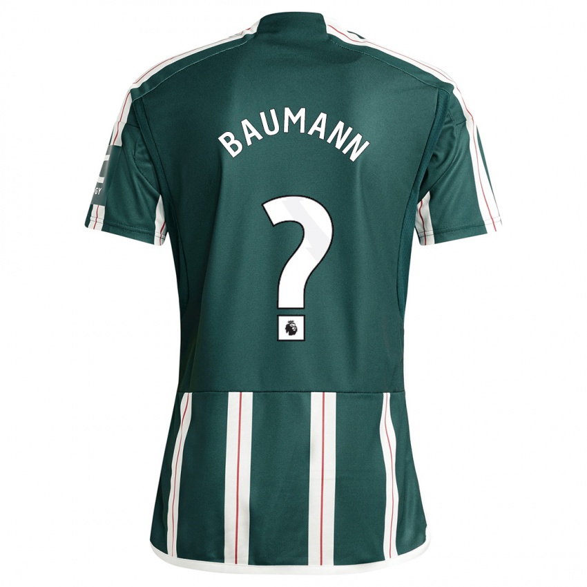 Niño Camiseta Zach Baumann #0 Verde Oscuro 2ª Equipación 2023/24 La Camisa México