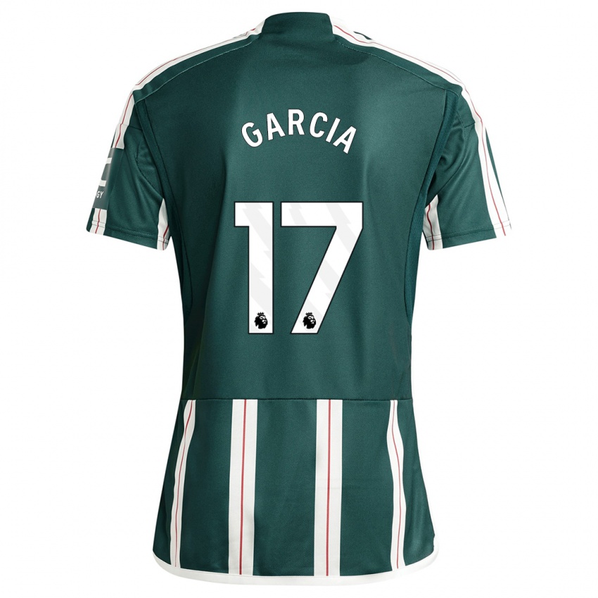 Niño Camiseta Lucia Garcia #17 Verde Oscuro 2ª Equipación 2023/24 La Camisa México