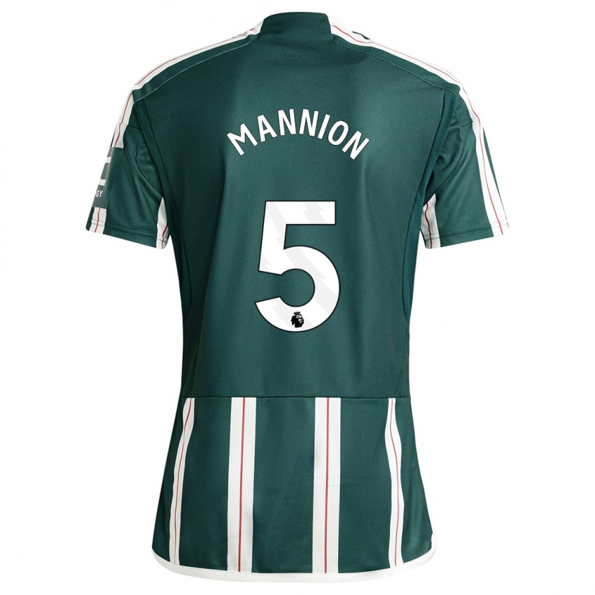 Niño Camiseta Aoife Mannion #5 Verde Oscuro 2ª Equipación 2023/24 La Camisa México