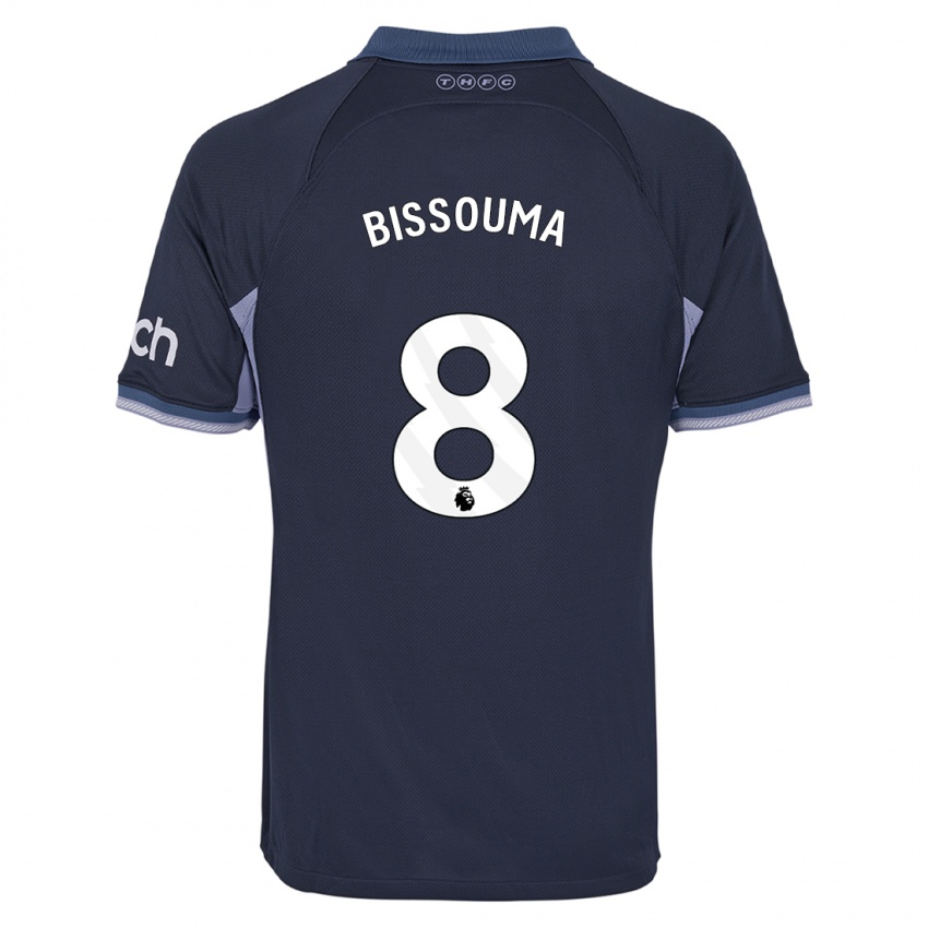 Niño Camiseta Yves Bissouma #8 Azul Oscuro 2ª Equipación 2023/24 La Camisa México
