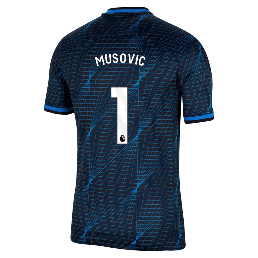 Niño Camiseta Zecira Musovic #1 Azul Oscuro 2ª Equipación 2023/24 La Camisa México