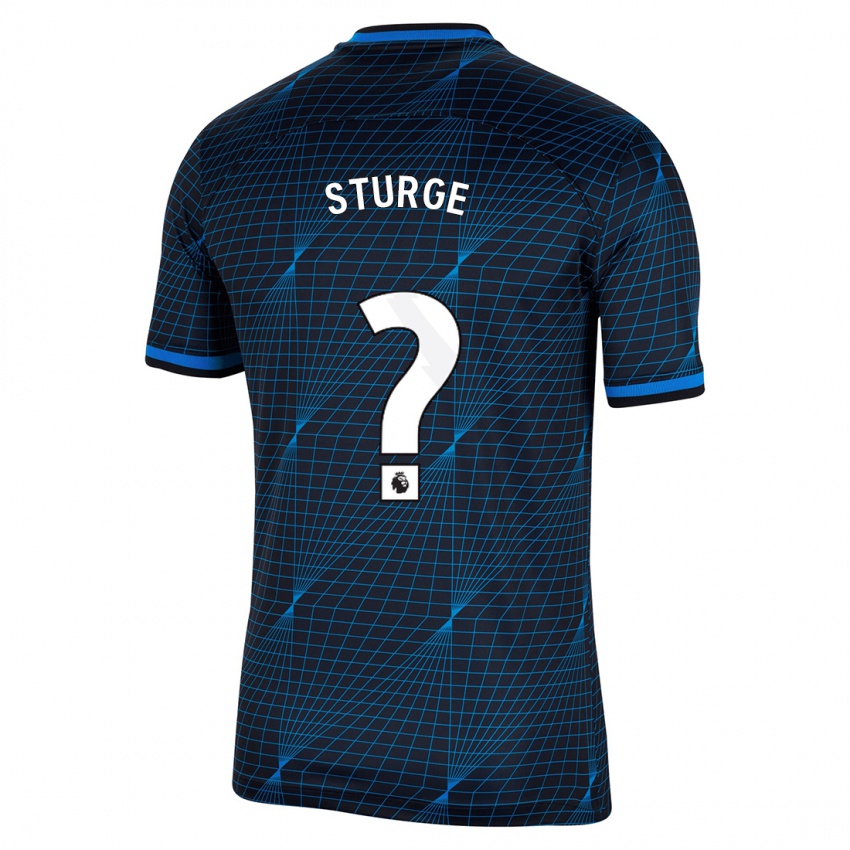 Niño Camiseta Zak Sturge #0 Azul Oscuro 2ª Equipación 2023/24 La Camisa México