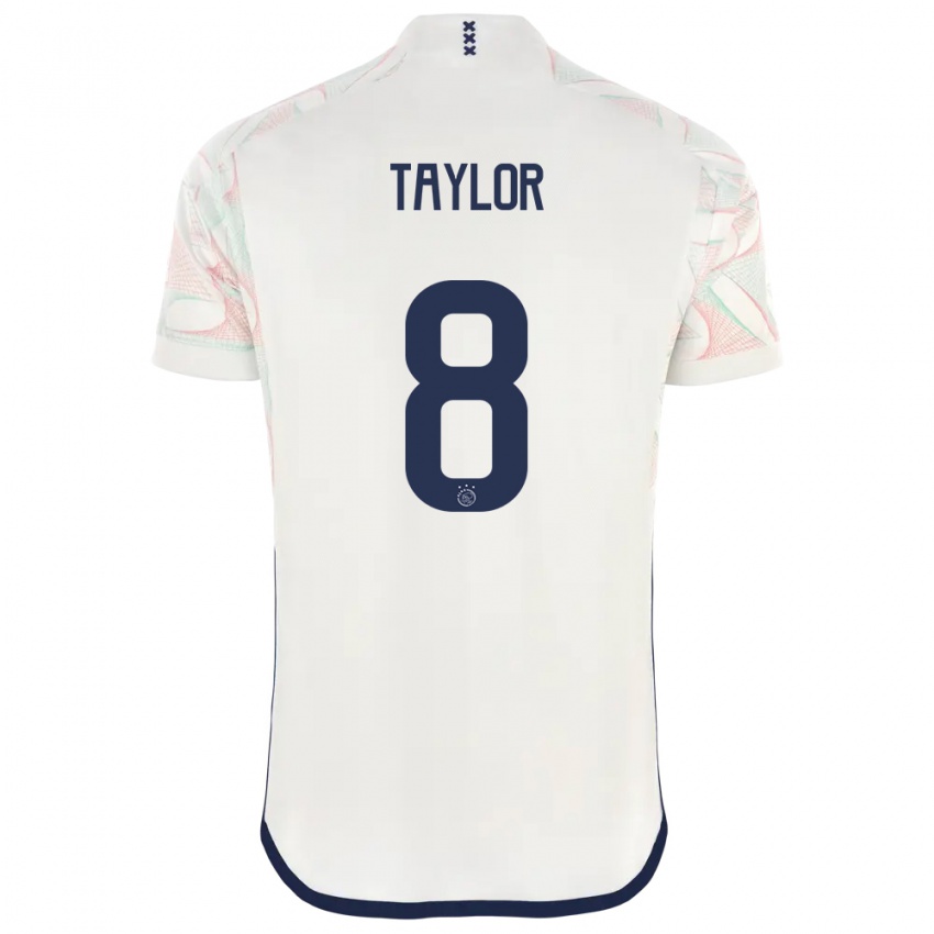Niño Camiseta Kenneth Taylor #8 Blanco 2ª Equipación 2023/24 La Camisa México