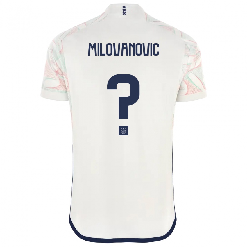 Niño Camiseta Mateja Milovanovic #0 Blanco 2ª Equipación 2023/24 La Camisa México