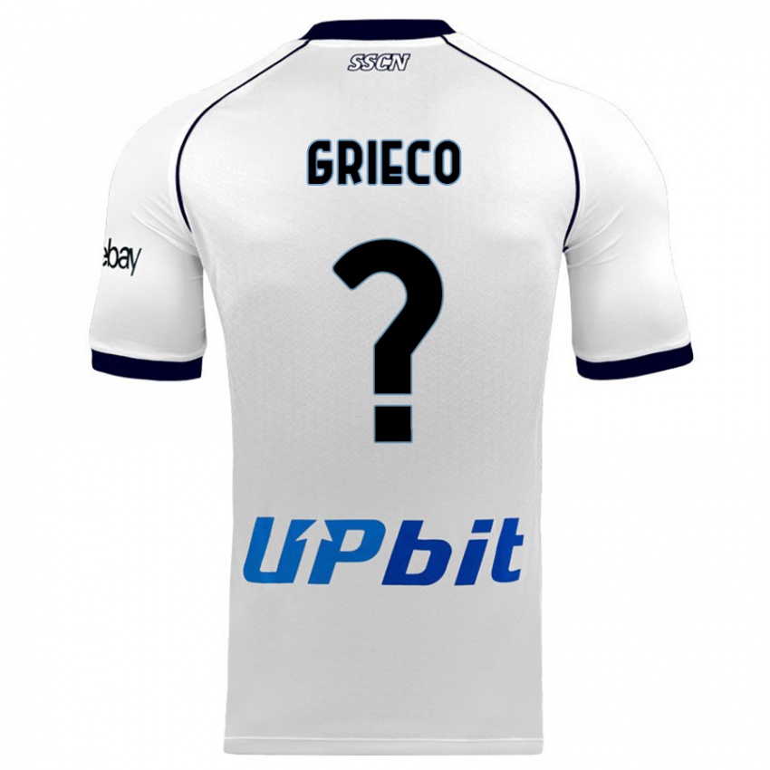 Niño Camiseta Alessandro Grieco #0 Blanco 2ª Equipación 2023/24 La Camisa México