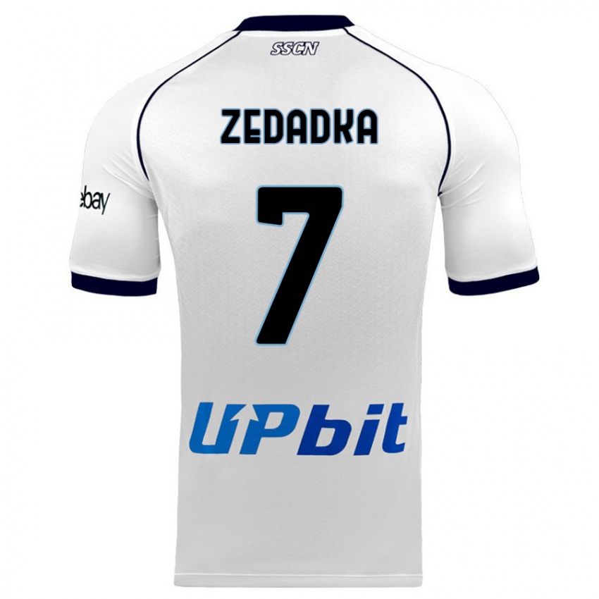 Niño Camiseta Karim Zedadka #7 Blanco 2ª Equipación 2023/24 La Camisa México