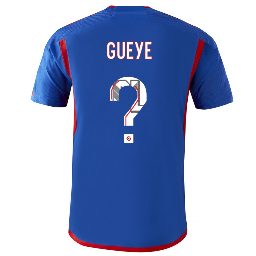 Niño Camiseta Thiema Gueye #0 Azul Rojo 2ª Equipación 2023/24 La Camisa México