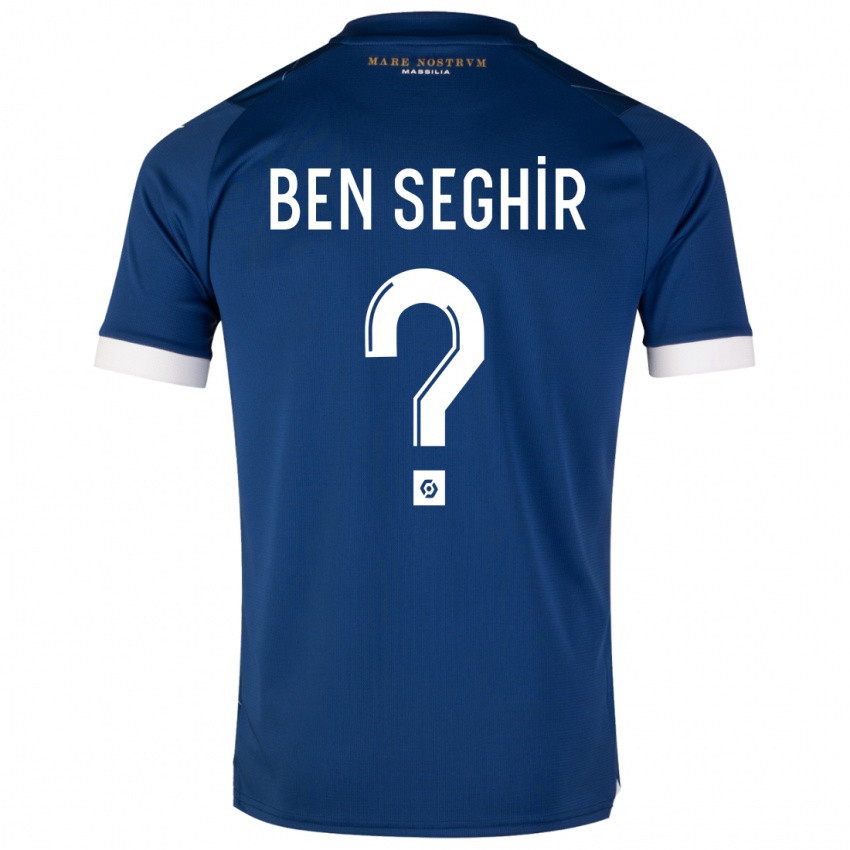 Niño Camiseta Salim Ben Seghir #0 Azul Oscuro 2ª Equipación 2023/24 La Camisa México