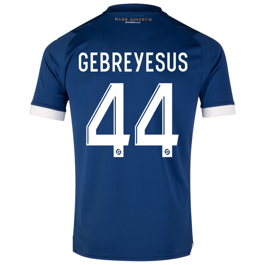 Niño Camiseta Esey Gebreyesus #44 Azul Oscuro 2ª Equipación 2023/24 La Camisa México