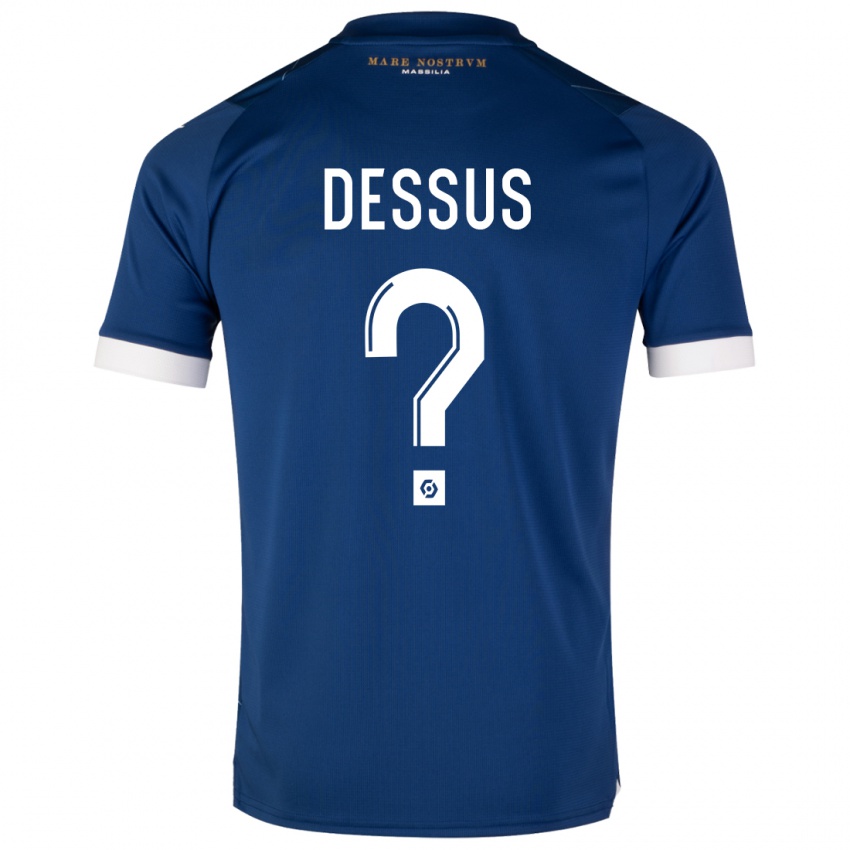 Niño Camiseta Bastien Dessus #0 Azul Oscuro 2ª Equipación 2023/24 La Camisa México