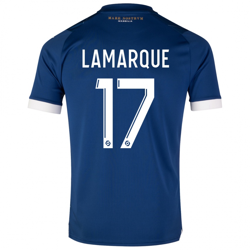 Niño Camiseta Alais Lamarque #17 Azul Oscuro 2ª Equipación 2023/24 La Camisa México