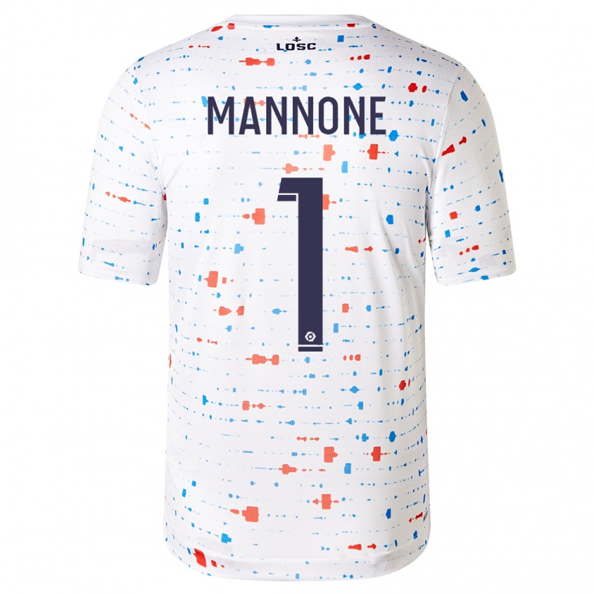 Niño Camiseta Vito Mannone #1 Blanco 2ª Equipación 2023/24 La Camisa México