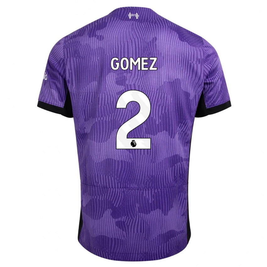 Niño Camiseta Joe Gomez #2 Púrpura Equipación Tercera 2023/24 La Camisa México