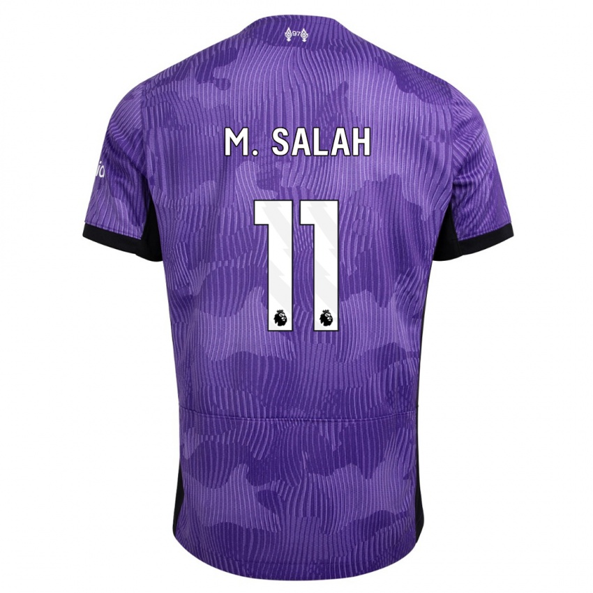 Niño Camiseta Mohamed Salah #11 Púrpura Equipación Tercera 2023/24 La Camisa México