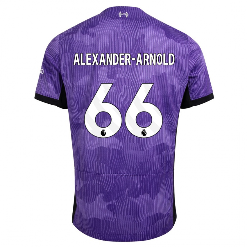 Niño Camiseta Trent Alexander-Arnold #66 Púrpura Equipación Tercera 2023/24 La Camisa México