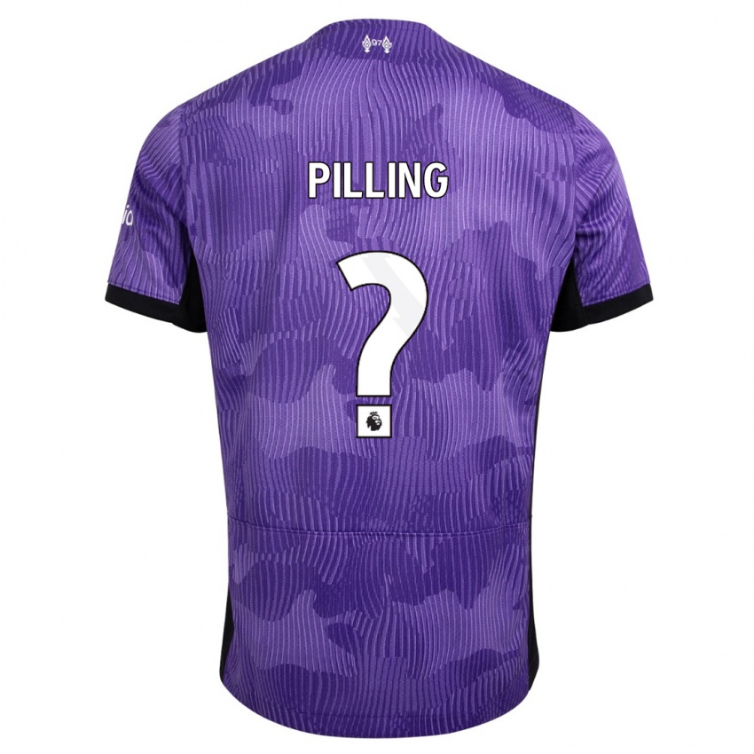 Niño Camiseta Tommy Pilling #0 Púrpura Equipación Tercera 2023/24 La Camisa México