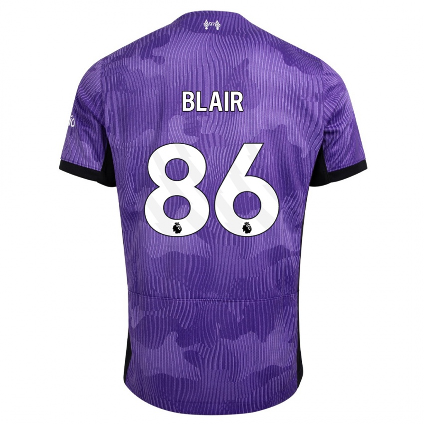 Niño Camiseta Harvey Blair #86 Púrpura Equipación Tercera 2023/24 La Camisa México
