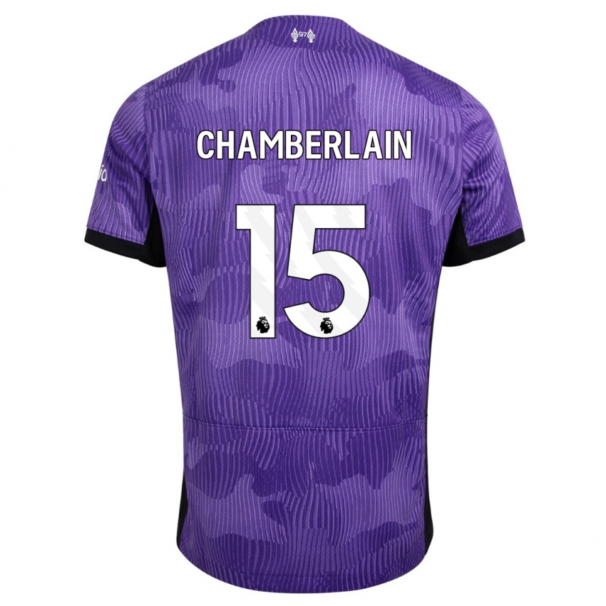 Niño Camiseta Alex Oxlade Chamberlain #15 Púrpura Equipación Tercera 2023/24 La Camisa México