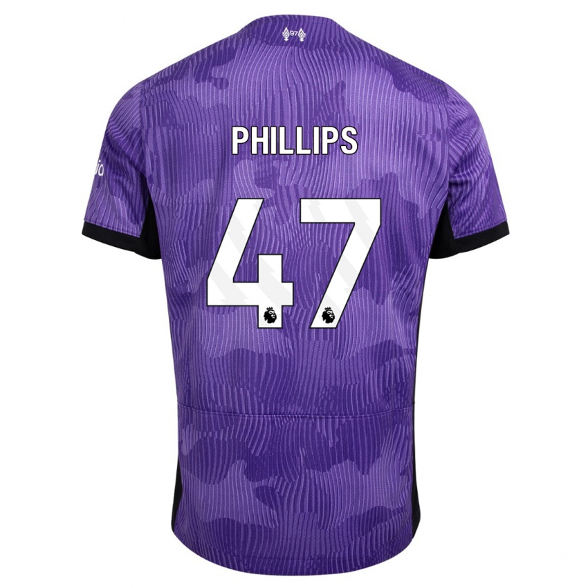 Niño Camiseta Nathaniel Phillips #47 Púrpura Equipación Tercera 2023/24 La Camisa México