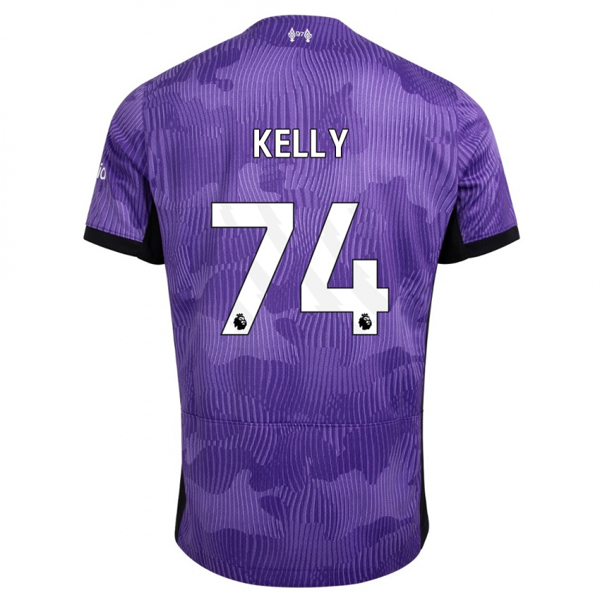 Niño Camiseta Oscar Kelly #74 Púrpura Equipación Tercera 2023/24 La Camisa México