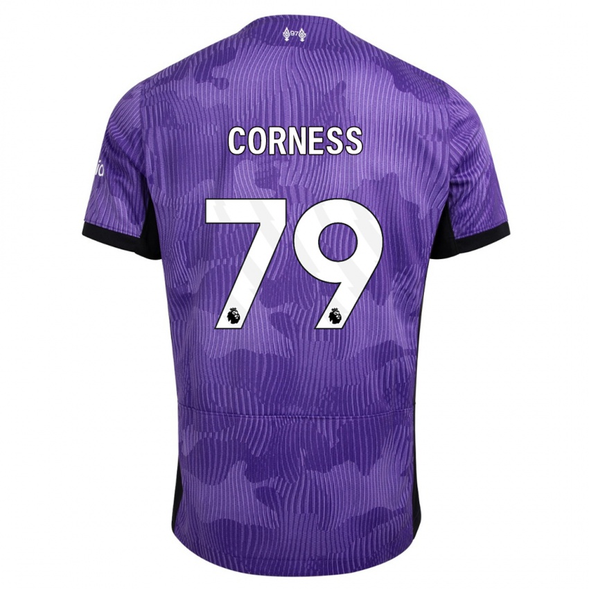 Niño Camiseta Dominic Corness #79 Púrpura Equipación Tercera 2023/24 La Camisa México