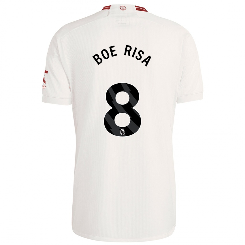 Niño Camiseta Vilde Boe Risa #8 Blanco Equipación Tercera 2023/24 La Camisa México