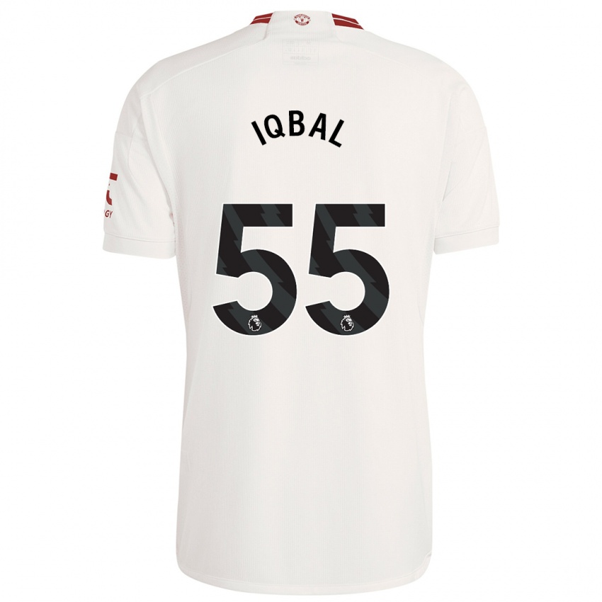 Niño Camiseta Zidane Iqbal #55 Blanco Equipación Tercera 2023/24 La Camisa México