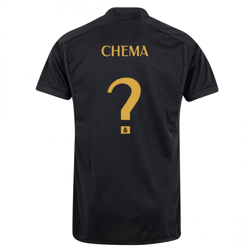 Niño Camiseta Chema #0 Negro Equipación Tercera 2023/24 La Camisa México