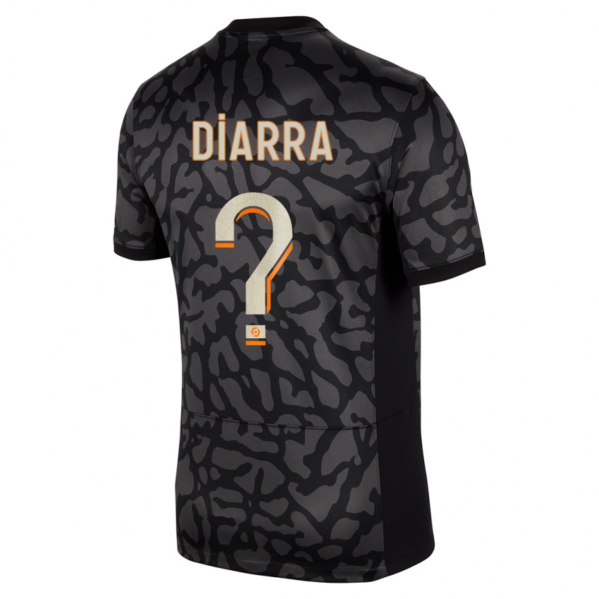 Niño Camiseta Ibrahim Diarra #0 Negro Equipación Tercera 2023/24 La Camisa México