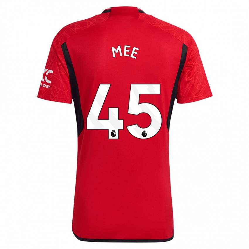 Hombre Camiseta Dermot Mee #45 Rojo 1ª Equipación 2023/24 La Camisa México
