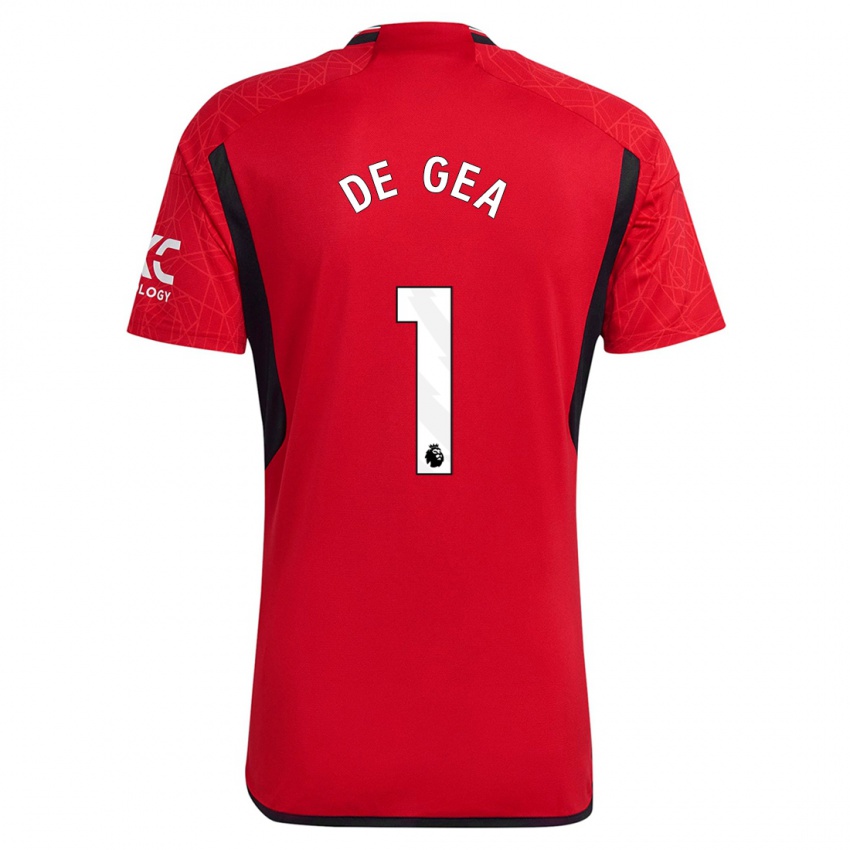 Hombre Camiseta David De Gea #1 Rojo 1ª Equipación 2023/24 La Camisa México