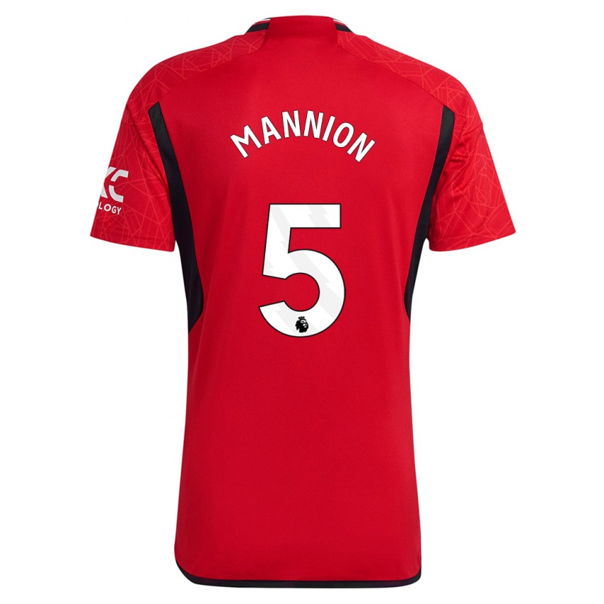 Hombre Camiseta Aoife Mannion #5 Rojo 1ª Equipación 2023/24 La Camisa México