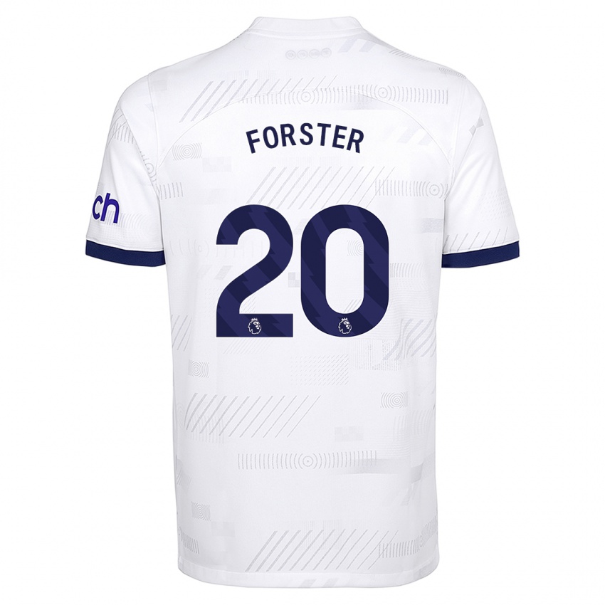 Hombre Camiseta Fraser Forster #20 Blanco 1ª Equipación 2023/24 La Camisa México