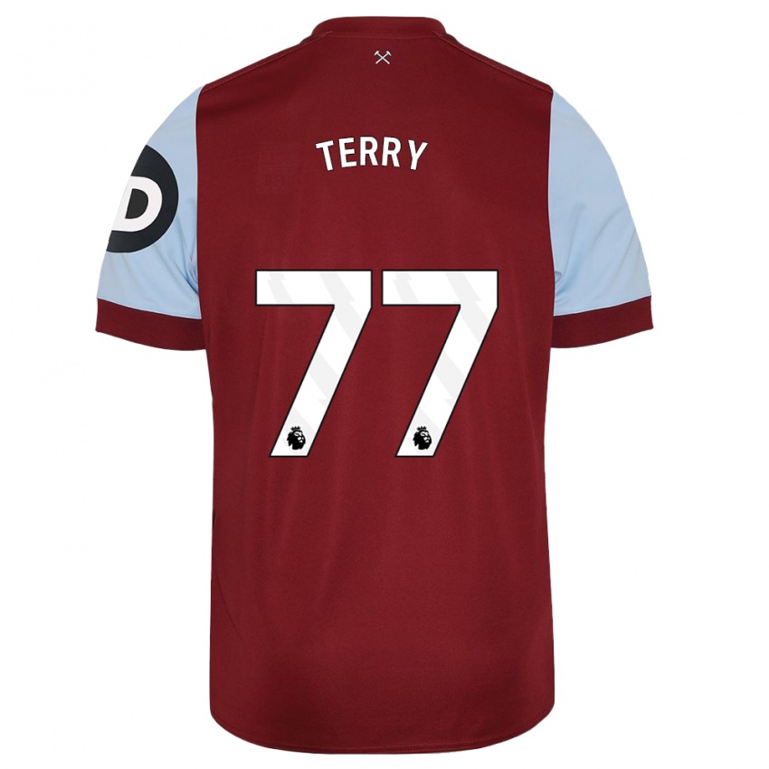 Hombre Camiseta Mason Terry #77 Granate 1ª Equipación 2023/24 La Camisa México