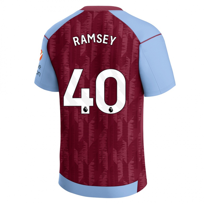 Hombre Camiseta Aaron Ramsey #40 Azul Claro 1ª Equipación 2023/24 La Camisa México