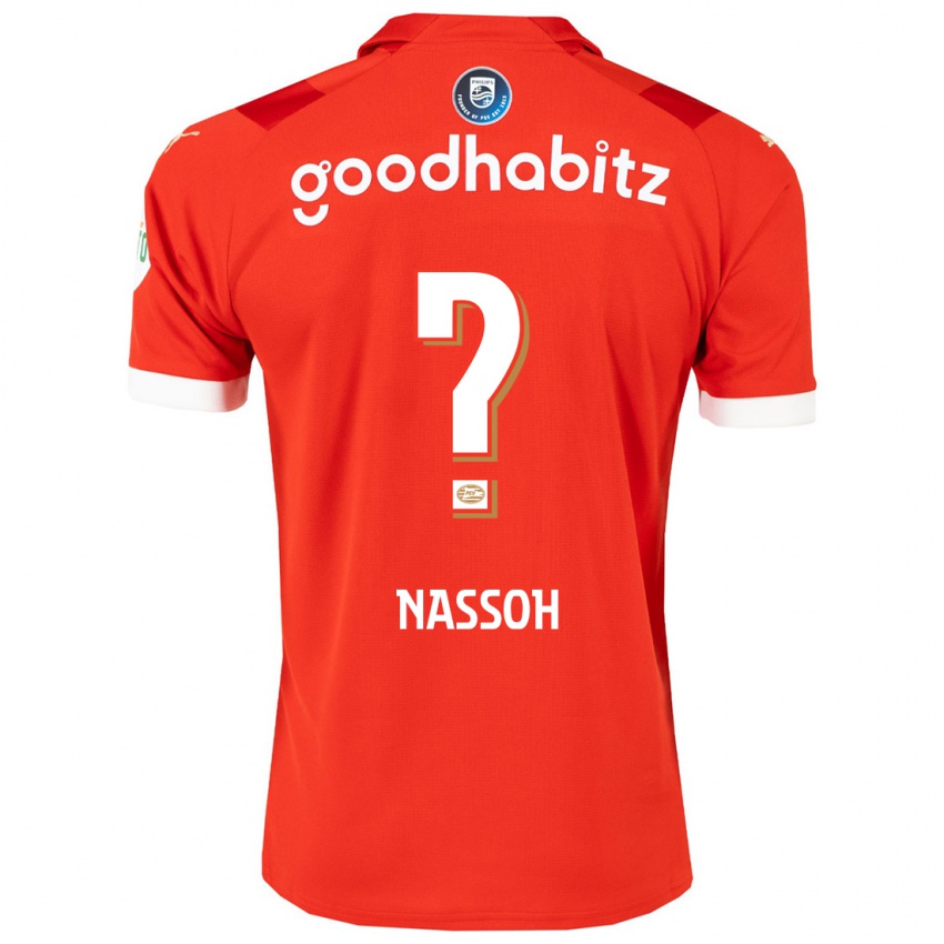 Hombre Camiseta Mohamed Nassoh #0 Rojo 1ª Equipación 2023/24 La Camisa México