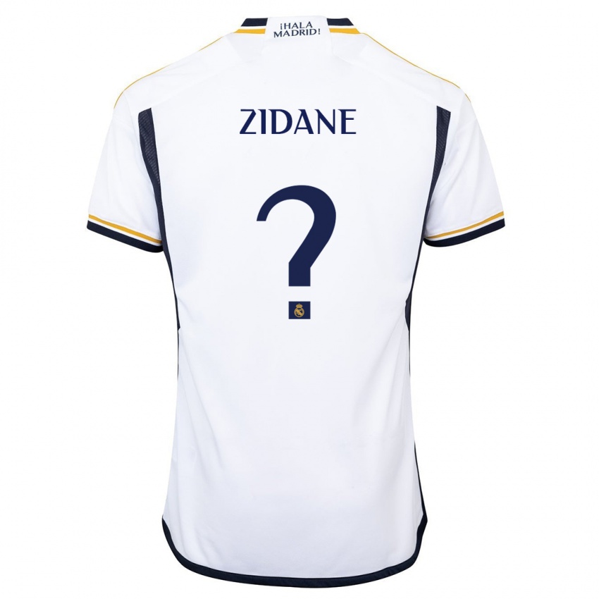 Hombre Camiseta Elyaz Zidane #0 Blanco 1ª Equipación 2023/24 La Camisa México