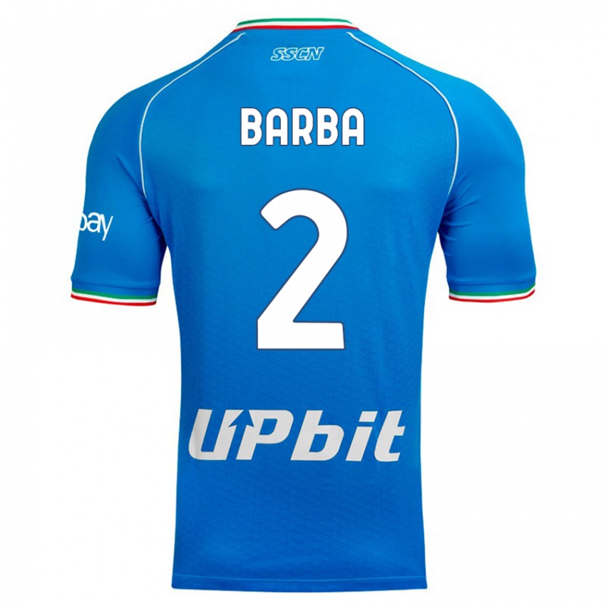 Hombre Camiseta Benedetto Barba #2 Cielo Azul 1ª Equipación 2023/24 La Camisa México