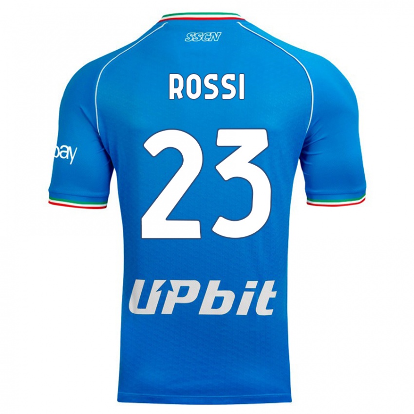 Hombre Camiseta Leonardo Rossi #23 Cielo Azul 1ª Equipación 2023/24 La Camisa México