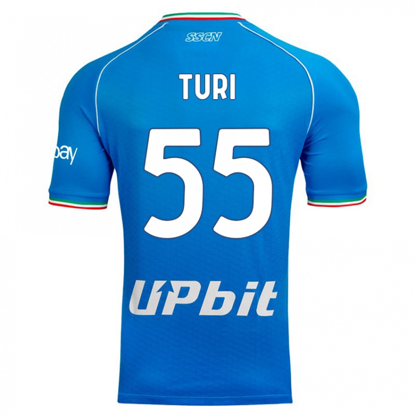 Hombre Camiseta Claudio Turi #55 Cielo Azul 1ª Equipación 2023/24 La Camisa México